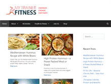 Tablet Screenshot of mytrainerfitness.com